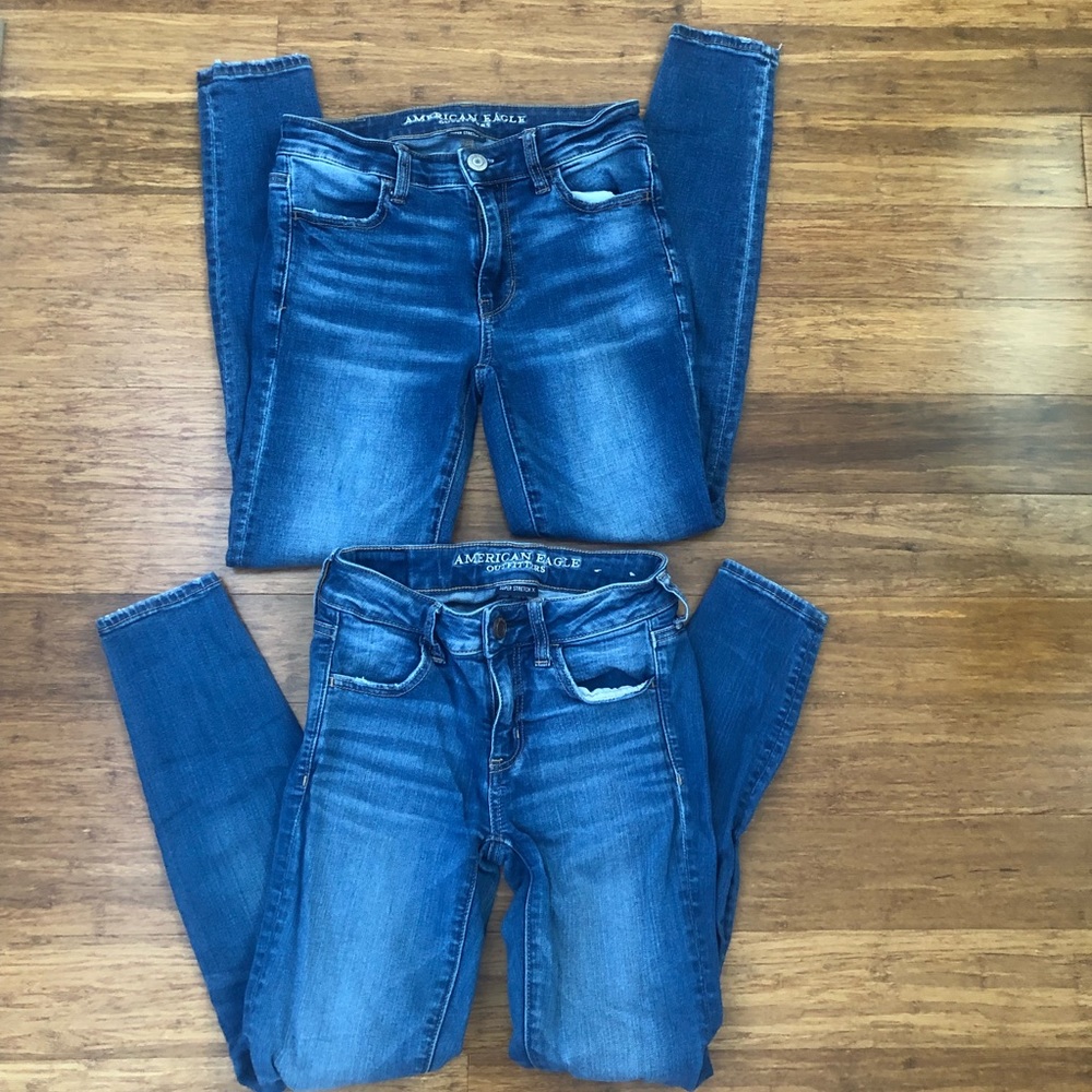 American Eagle Super Stretch Jeggings (2 pairs)